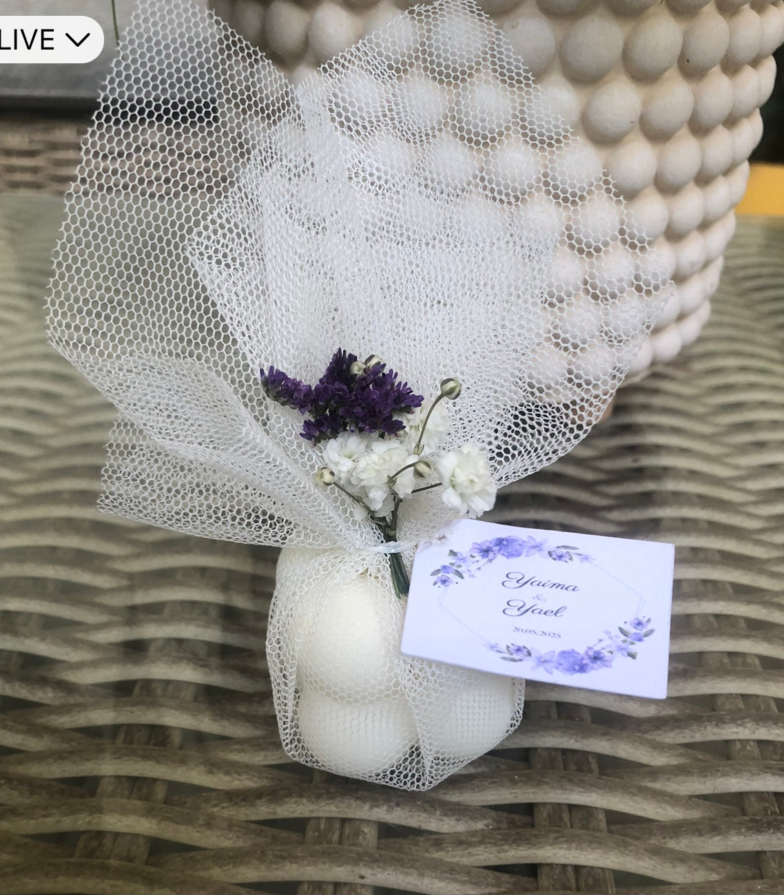 Vela para bodas