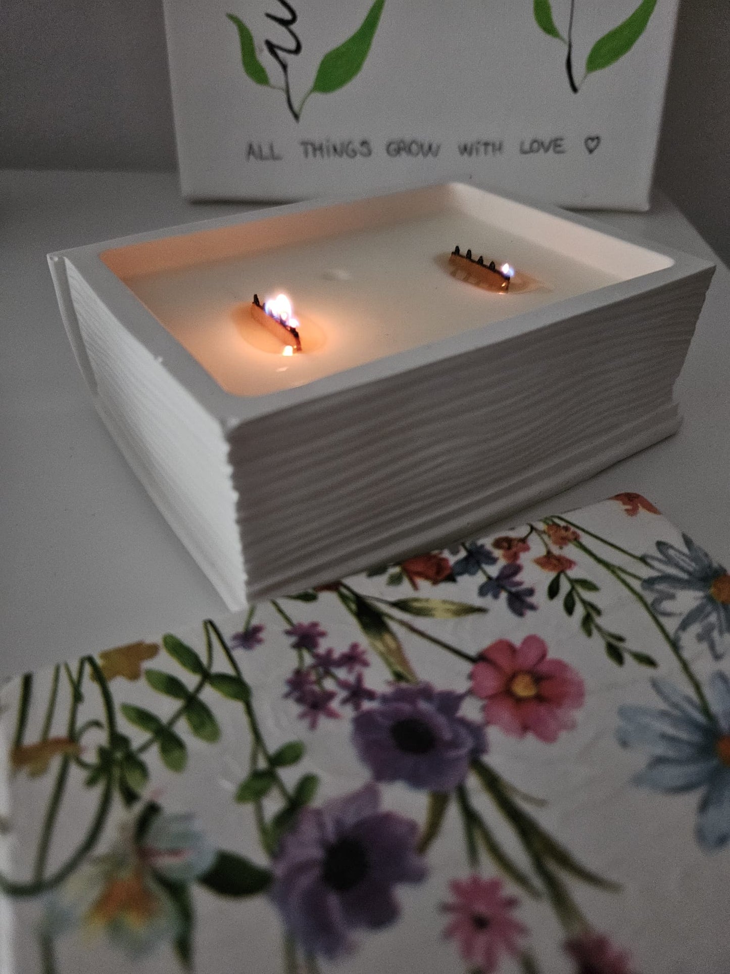 Vela Libro con frase sorpresa