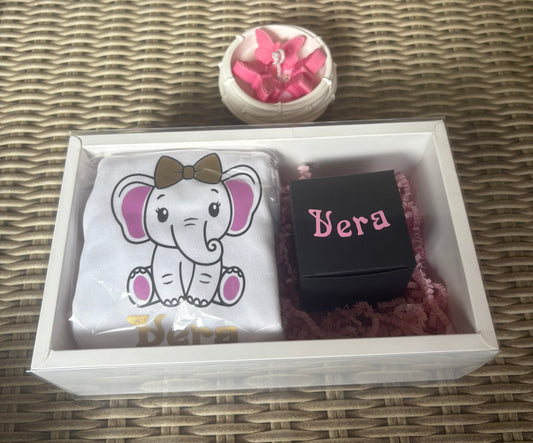 Pack body personalizado + Vela Oso